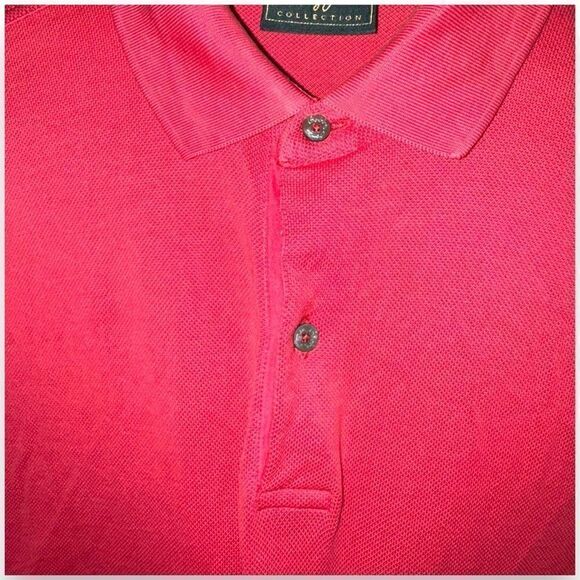 Bobby Jones Red Mesh Golf Polo Shirt Size L - Picture 3 of 8